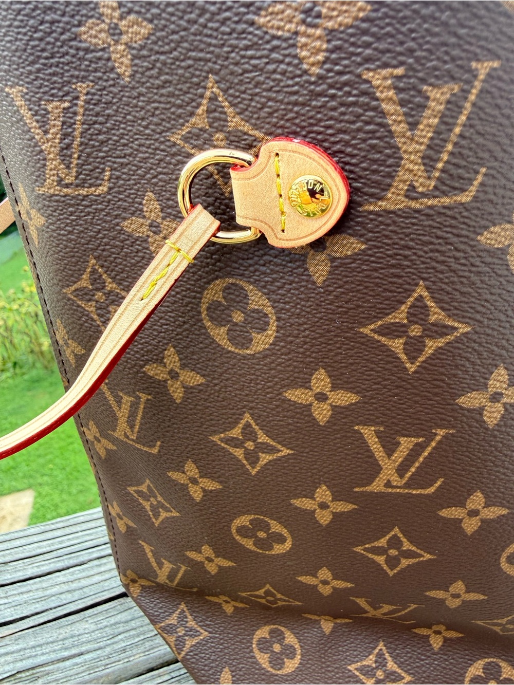 Brown Monogram Canvas Tote Bag - Picture 4 of 15